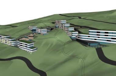 Sketchup商业模型|多层商业建筑，现代风格-BIM建筑网