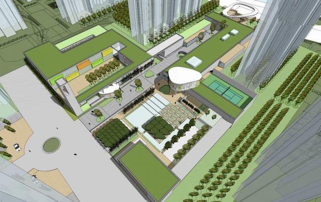 Sketchup学校模型|幼儿园，会所，现代风格，教育建筑