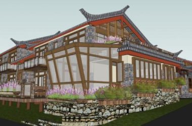 Sketchup住宅模型|古镇草居建筑，多层住宅，中式风格-BIM建筑网