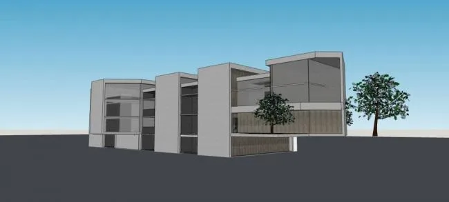 Sketchup文化模型|多层博物馆，文化建筑，现代风格