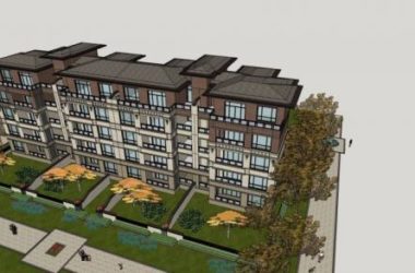 Sketchup住宅模型|花园洋房，多层，居住建筑，草原风格-BIM建筑网