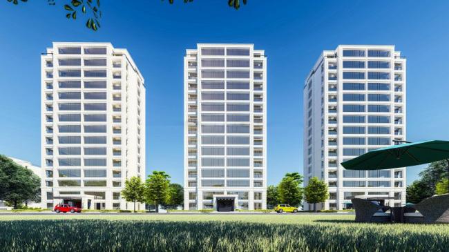 Sketchup住宅模型|高层住宅，居住建筑，现代风格