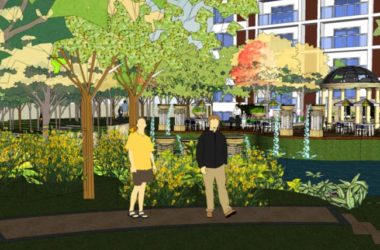 Sketchup景观模型|住宅小区，景观园林，现代风格-BIM建筑网