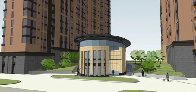 Sketchup住宅模型|高层住宅，小区，沿街商业，现代风格，居住建筑
