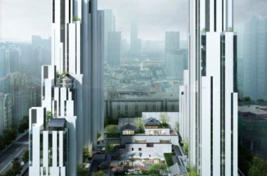 Sketchup住宅模型|超高层公寓，居住建筑，现代风格-BIM建筑网