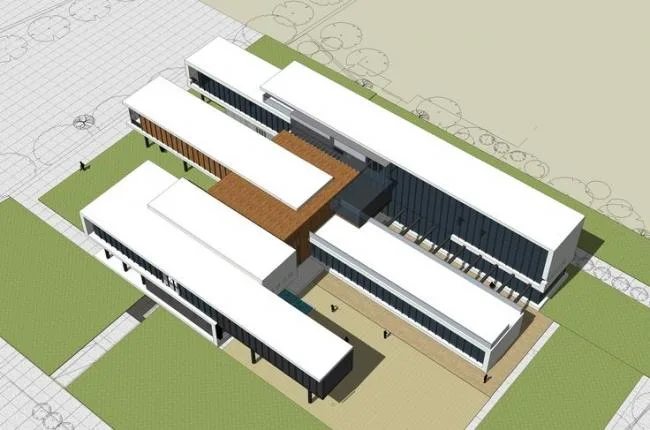 Sketchup学校模型|幼儿园，学校，教育建筑，现代风格