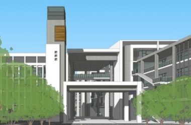 Sketchup学校模型|多层学校，教学楼，操场，现代风格，教育建筑，校园规划-BIM建筑网