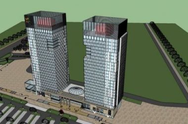 Sketchup商业模型|高层商业建筑，酒店办公，商场，现代风格-BIM建筑网