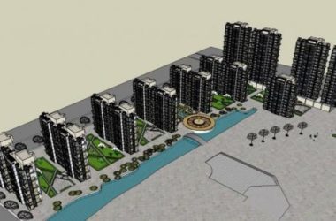 Sketchup住宅模型|小高层住宅楼，居住建筑，现代风格-BIM建筑网