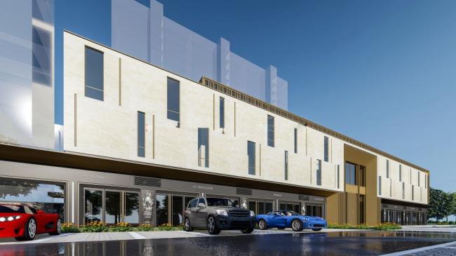 Sketchup商业模型|售楼处，现代风格，商业建筑