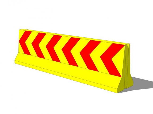 Sketchup素材模型|道路护栏，建筑构件