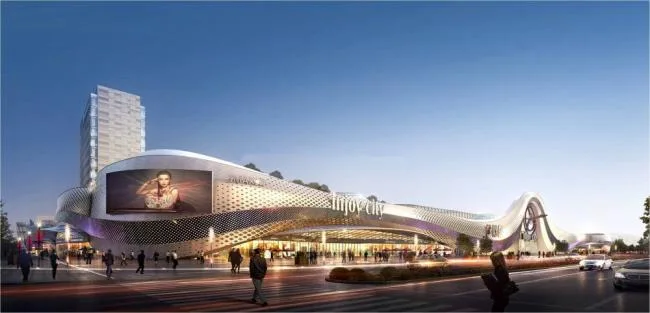 Sketchup综合体模型|多层高层混合，商业综合体，办公，现代风格