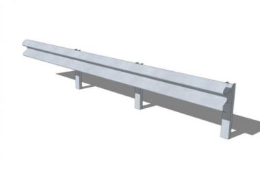 Sketchup素材模型|道路护栏-BIM建筑网