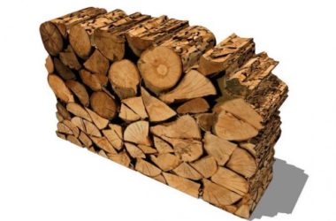 Sketchup素材模型|木头堆-BIM建筑网