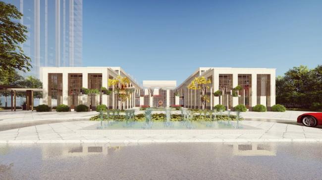 Sketchup商业模型|多层售楼处，现代风格，商业建筑