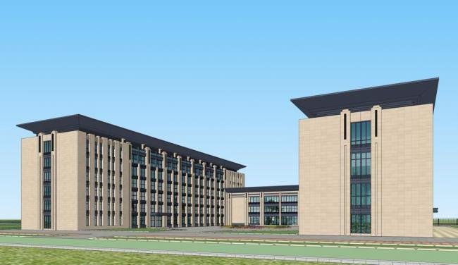 Sketchup住宅模型|多层宿舍楼，公寓，新亚洲风格，居住建筑