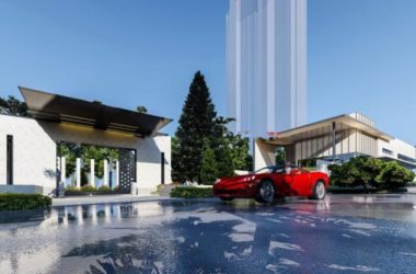 Sketchup商业模型|示范区，现代风格，商业建筑-BIM建筑网