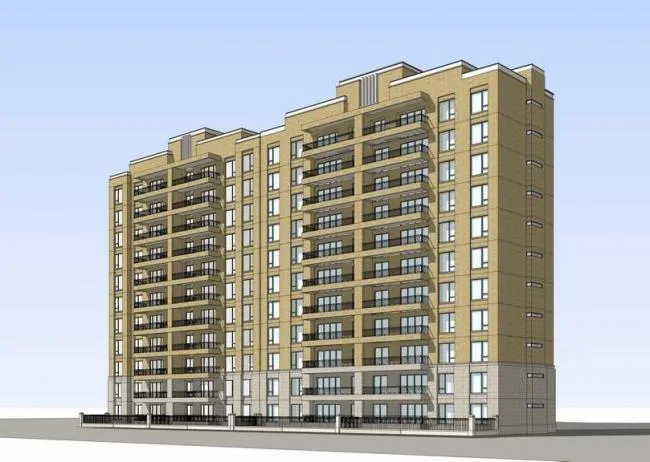 Sketchup住宅模型|中高层住宅，现代风格，居住建筑