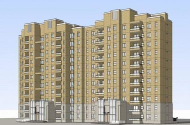 Sketchup住宅模型|中高层住宅，现代风格，居住建筑-BIM建筑网