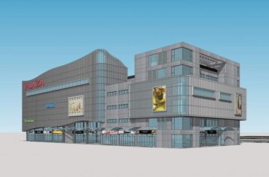 Sketchup商业模型|多层商业楼，现代风格-BIM建筑网