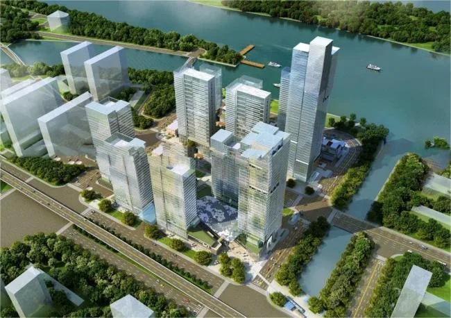 Sketchup综合体模型|超高层商业综合体，酒店办公，现代风格