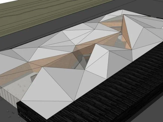Sketchup文化模型|多层博物馆，文化建筑，现代风格