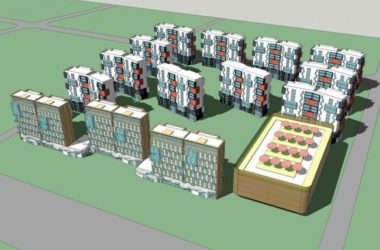 Sketchup住宅模型|中高层住宅，现代风格，居住建筑-BIM建筑网