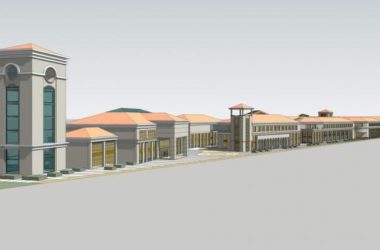 Sketchup商业模型|多层商业街，简欧式坡屋顶-BIM建筑网