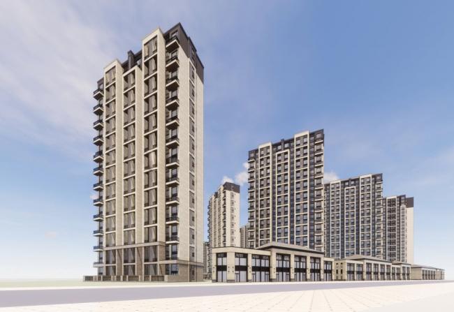 Sketchup住宅模型|小高层住宅，现代风格，居住建筑