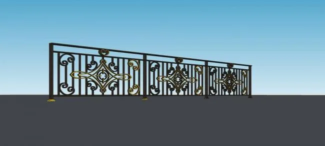 Sketchup素材模型|欧式，建筑构件，栏杆