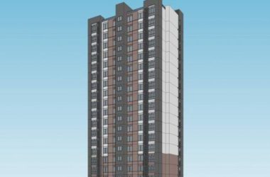 Sketchup住宅模型|高层住宅，居住建筑，现代风格-BIM建筑网