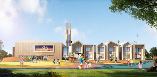 Sketchup学校模型|幼儿园，现代风格，教育建筑