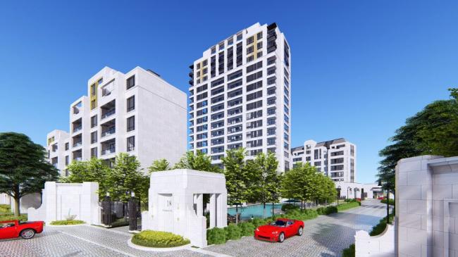 Sketchup住宅模型|高层住宅，居住建筑，现代风格