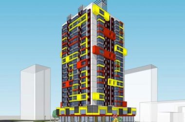 Sketchup住宅模型|高层住宅，居住建筑，彩色，现代风格-BIM建筑网