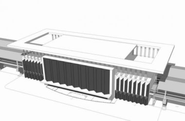 Sketchup车站路桥|高铁站，现代风格-BIM建筑网