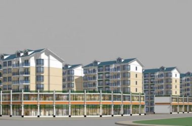 Sketchup住宅模型|多层住宅，新中式风格，商业裙房，居住建筑-BIM建筑网