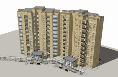Sketchup住宅模型|中高层住宅，新古典风格，斯特恩风格，居住建筑-BIM建筑网