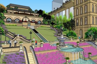 Sketchup商业模型|多层会所，法式风格，古典风格，叠拼，商业建筑-BIM建筑网