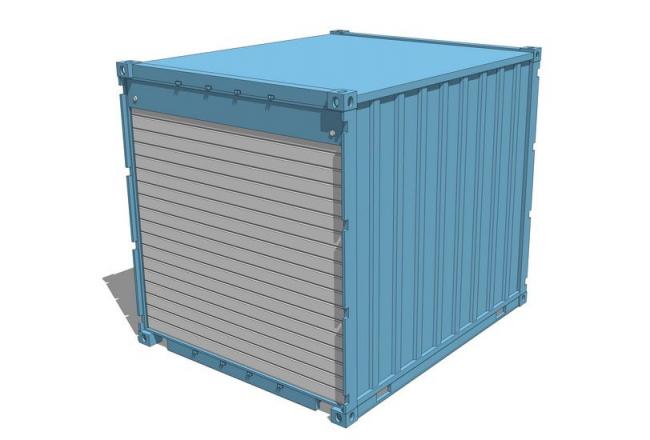 Sketchup素材模型|集装箱建筑