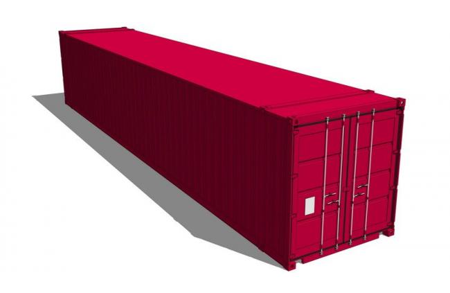 Sketchup素材模型|集装箱建筑