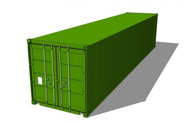 Sketchup素材模型|集装箱建筑