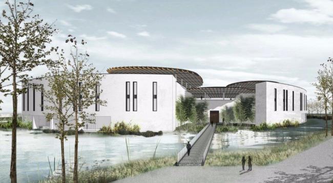 Sketchup学校模型|大学校园，教育建筑，学校，多层教学楼，现代风格