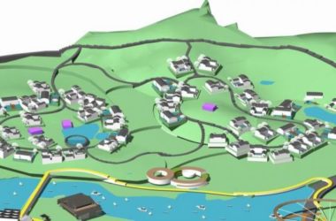 Sketchup住宅模型|民居，度假村，村落，中式风格-BIM建筑网