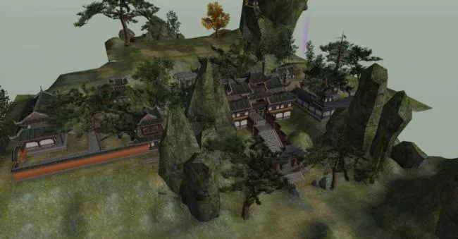 Sketchup古建筑模型|古建，多层，中式风格，游戏场景