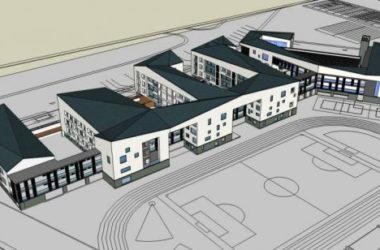 Sketchup学校模型|多层学校，教学楼，教育建筑，新中式风格-BIM建筑网