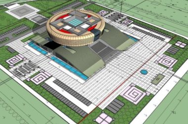 Sketchup文化模型|多层博物馆，文化建筑，现代风格-BIM建筑网
