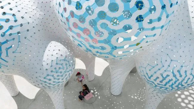 BIM建筑|梦幻之柱——牵引气球升向蓝天