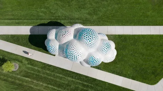 BIM建筑|梦幻之柱——牵引气球升向蓝天