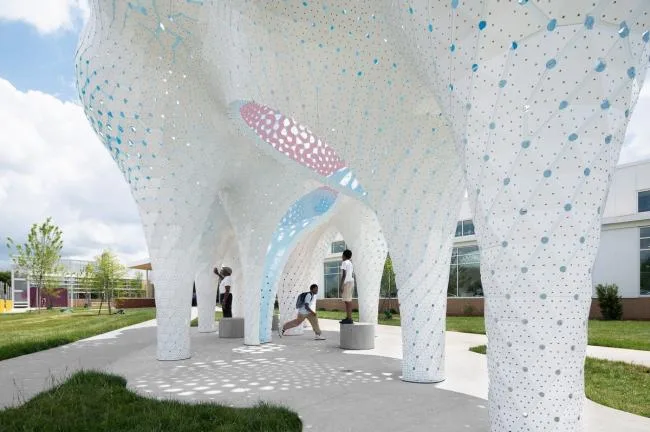 BIM建筑|梦幻之柱——牵引气球升向蓝天