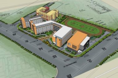 Sketchup学校模型|多层学校，小学，幼儿园，教学楼，教育建筑，现代风格-BIM建筑网